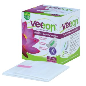 Anion Sanitary Napkins XXL 290mm 8s